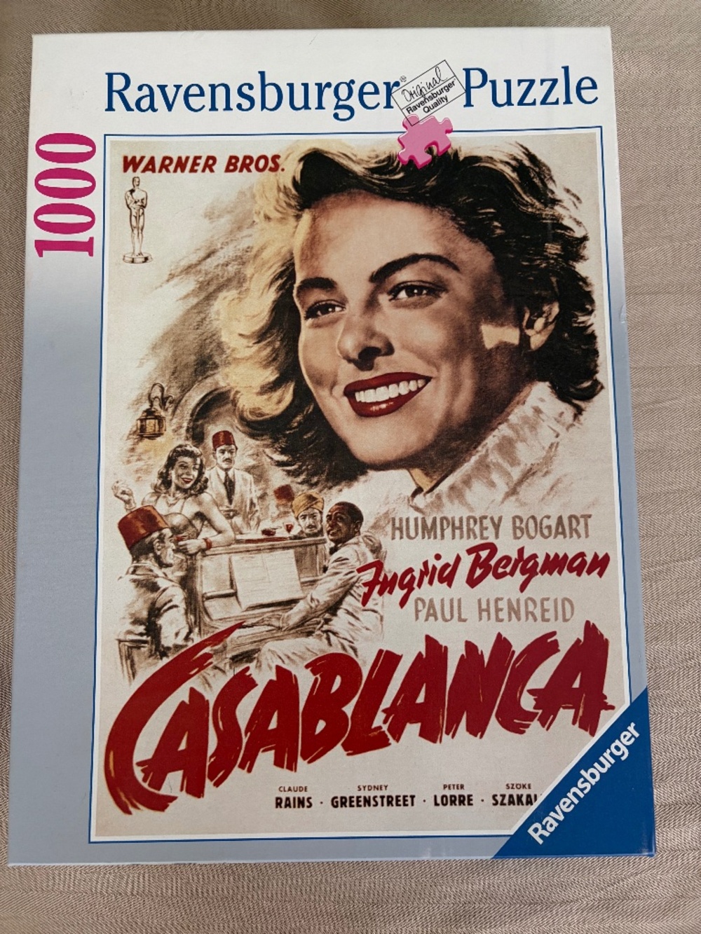 Ravensburger  Casablanca  Movie Poster  Jigsaw Puzzle
